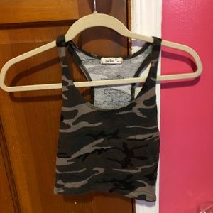 Small army crop top